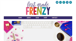 Desktop Screenshot of firstgradefrenzy.com