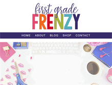 Tablet Screenshot of firstgradefrenzy.com